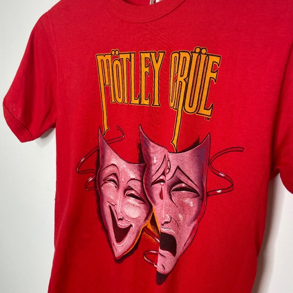 Vintage 1985 Motley Crüe Theatre of Pain Tee - Picture 1 of 5